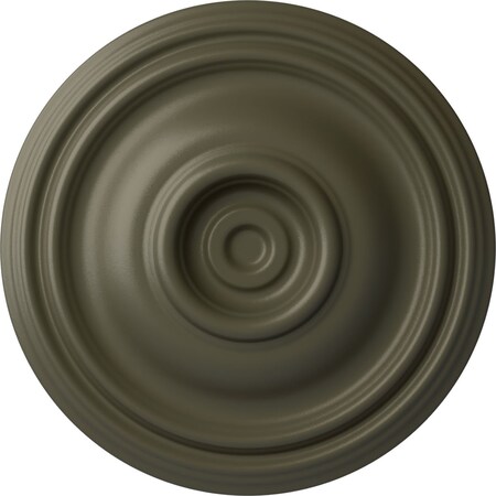 Ekena Millwork Traditional Ceiling Medallion (Fits Canopies up to 4"), Hnd-Painted Witch Hazel, 14 3/4"OD x 1 3/4"P CM14TRWHF